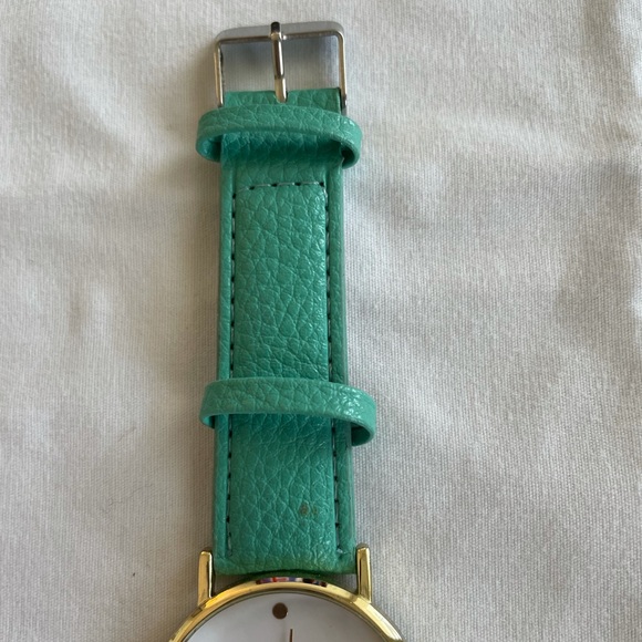 Teal Green and Multicolor Elephant Gold Watch - Picture 4 of 9